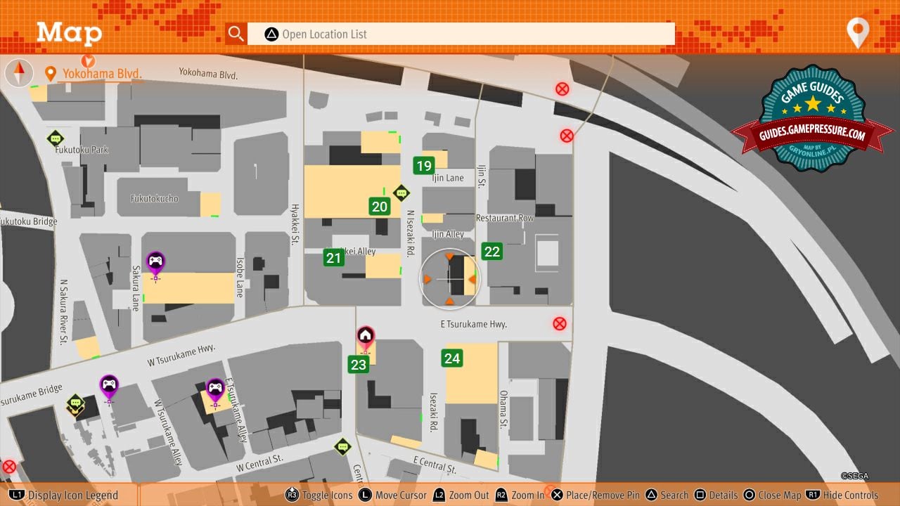 Lost Judgment squirrel search - Isezaki Road