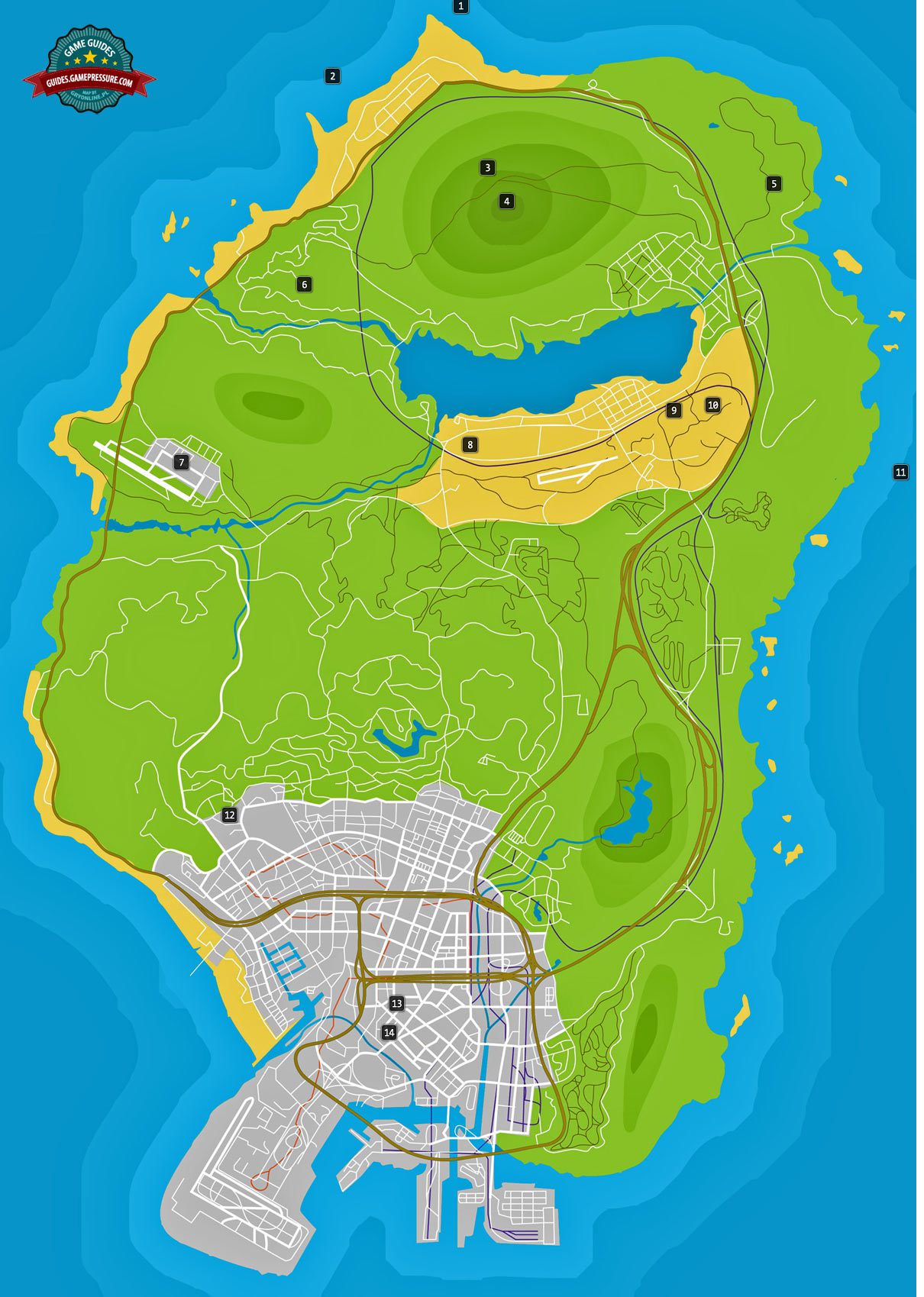 Unofficial Map For GTA 5 for Android - Download