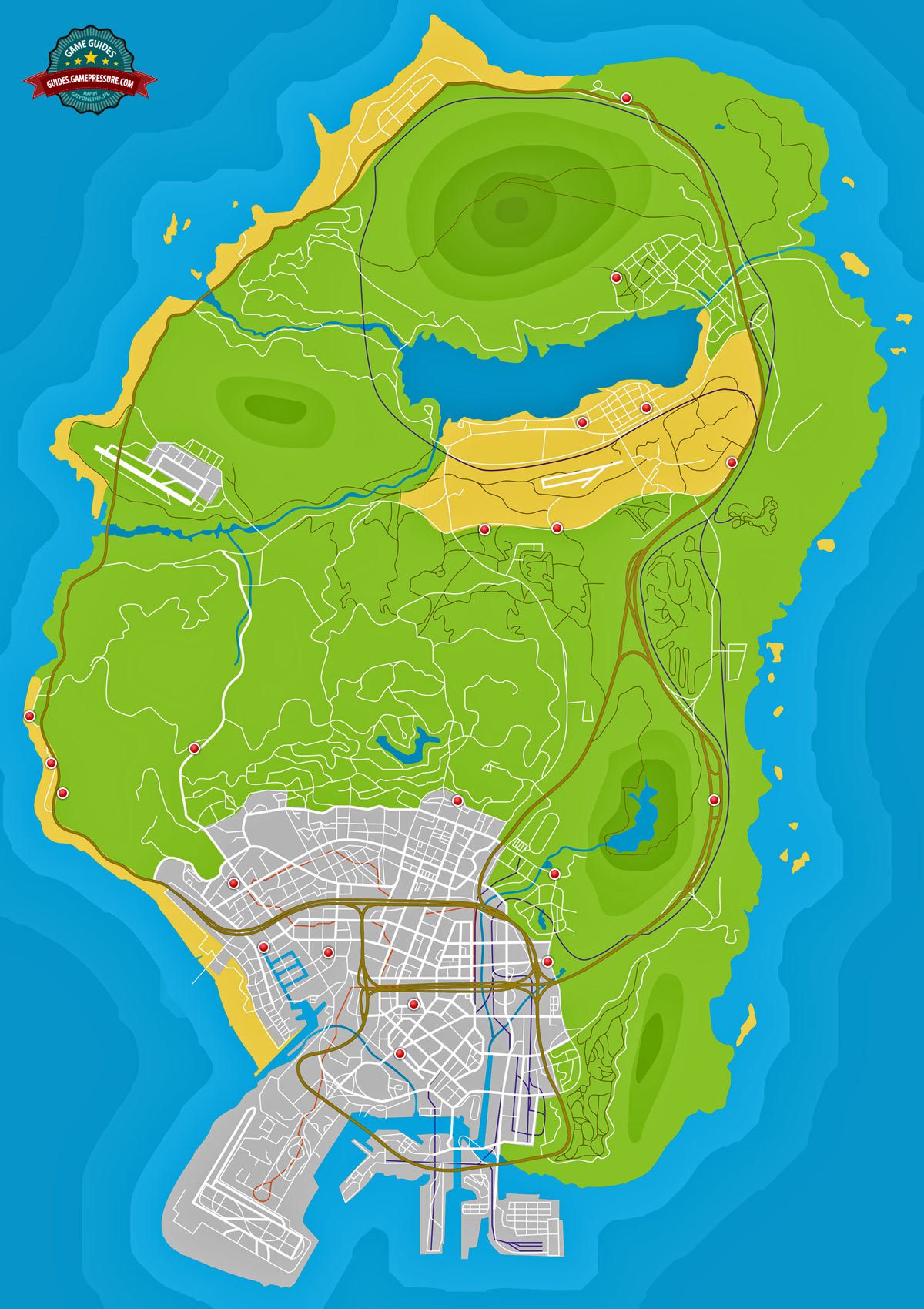 GTA 5 Convenience Store Map (8192x8192px) : r/GrandTheftAutoV