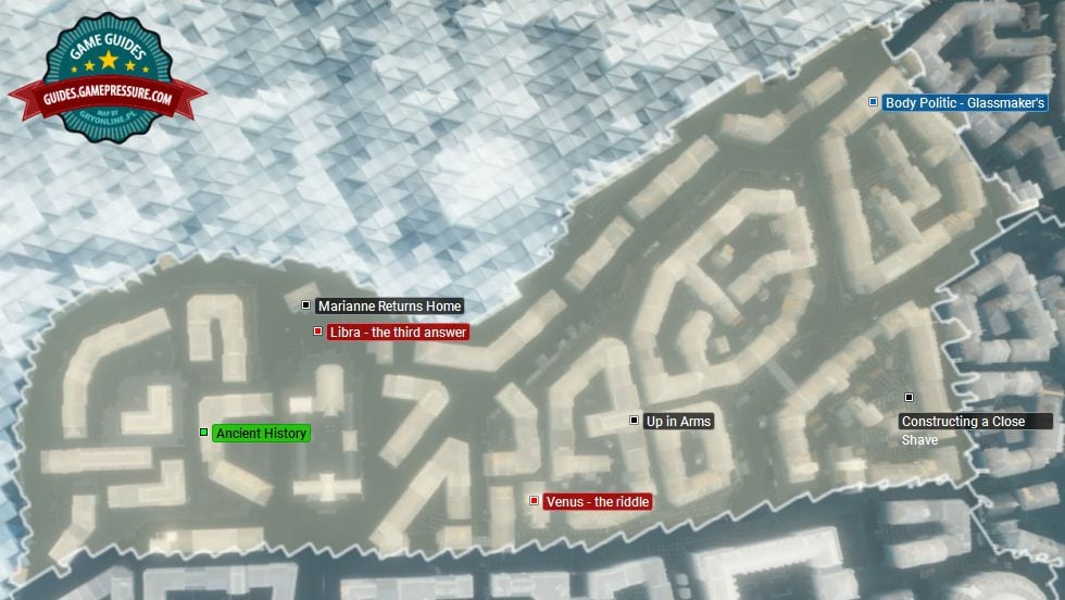 Side quests Feydeau map in AC Unity Assassin's Creed Unity Game