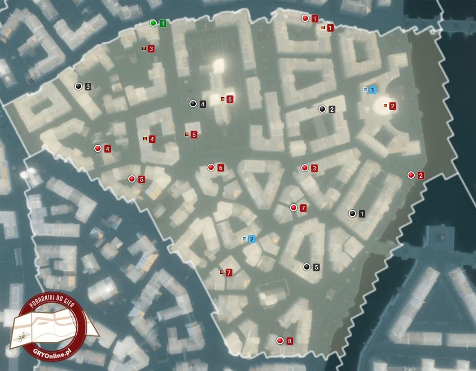 Collectibles Faubourg SaintGermain map in AC Unity Assassin's