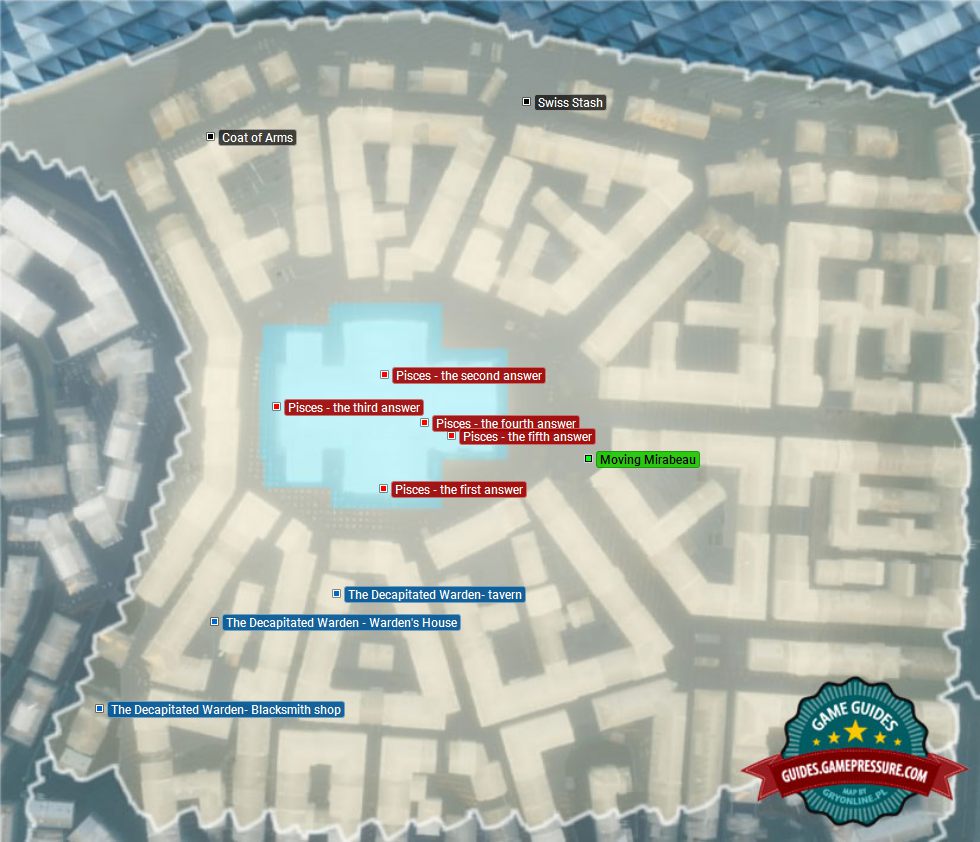 Side quests The Pantheon map in AC Unity Assassin's Creed Unity