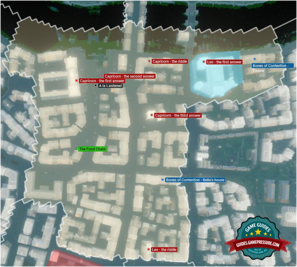 Side quests Hotel de Ville map in AC Unity Assassin's Creed Unity