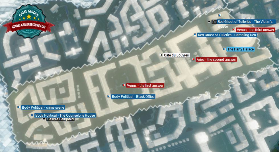 Side quests Vendome map in AC Unity Assassin's Creed Unity Game