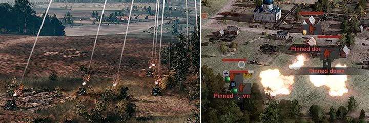 Artillery can really mess up the enemys ranks - stop the infantry attack, shoot at the enemys cannon positions or weaken the strongly strengthened position of the defenders. - Artillery Units in Steel Division 2 - Units - Steel Division 2 Guide