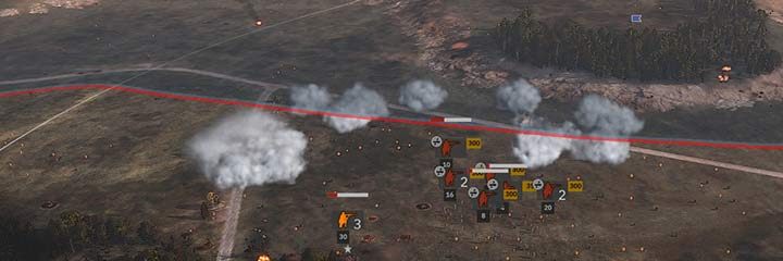A smoke screen can help your troops to attack and retreat. An opponent cannot shoot at something he cannot see. On the other hand, its worth starting artillery fire in the smoke screen area, because thats where the enemy will most likely reside. - Artillery Units in Steel Division 2 - Units - Steel Division 2 Guide
