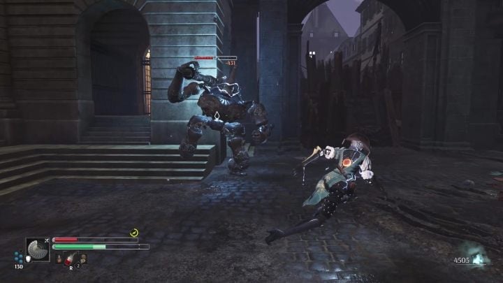 The opponent specializes in delivering sweeping attacks around it - Steelrising: Rams - list, how to beat? - Opponents - Steelrising Guide, Walkthrough