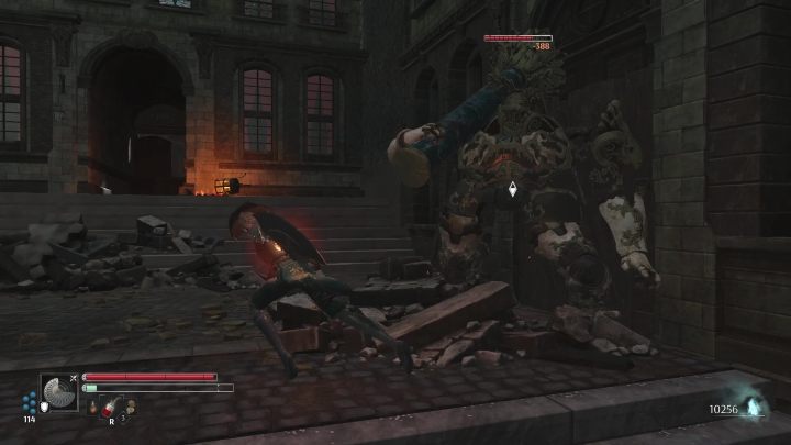 Being near the Statue Ram can be dangerous, as it can spin with the pillar held in its hand - Steelrising: Rams - list, how to beat? - Opponents - Steelrising Guide, Walkthrough