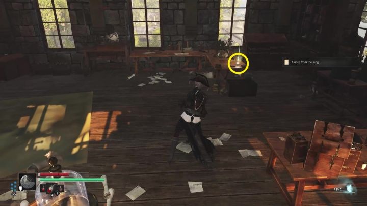 The first step to accomplish this task is to read the letter in Eugene de Vaucanson's Workshop - Steelrising: In Memory of the Dauphin - walkthrough - Side missions - Steelrising Guide, Walkthrough