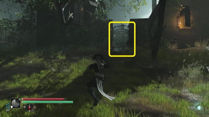 Near the shrine on the right, just behind the Pruner, you will encounter a mini-boss Unstable Lumberer - you can learn more about him on the dedicated page - Steelrising: In Memory of the Dauphin - walkthrough - Side missions - Steelrising Guide, Walkthrough