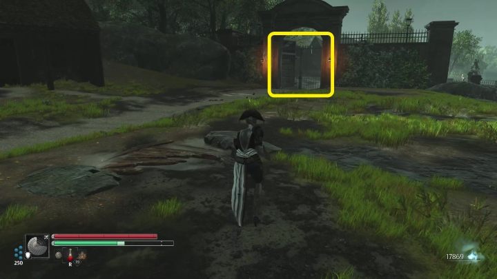 Use the key to open a large gate near the Horseless Carriage - Steelrising: In Memory of the Dauphin - walkthrough - Side missions - Steelrising Guide, Walkthrough