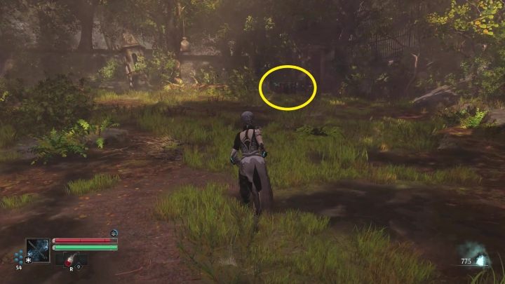 Walk along the road (you will meet one Prototype) until you come to a large clearing - Steelrising: In the Queens drawing room - walkthrough - Main missions - Steelrising Guide, Walkthrough