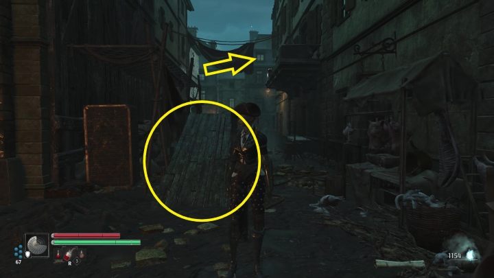 Walk on the footbridge, climb the scaffolding and jump to the balcony opposite - Steelrising: Troubled Waters - walkthrough - Main missions - Steelrising Guide, Walkthrough