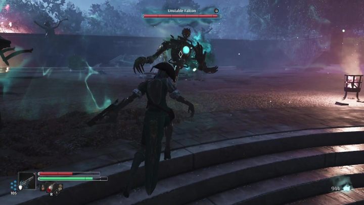 As with its regular versions, the Unstable Falcon can also attack quickly - Steelrising: Unstable Falcon - boss, how to beat? - Luxembourg - Steelrising Guide, Walkthrough