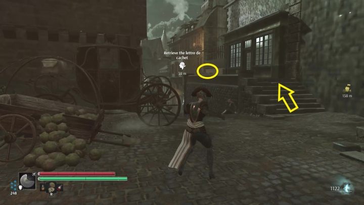 From the respawn point, go upstairs - Steelrising: A family affair - walkthrough - Side missions - Steelrising Guide, Walkthrough