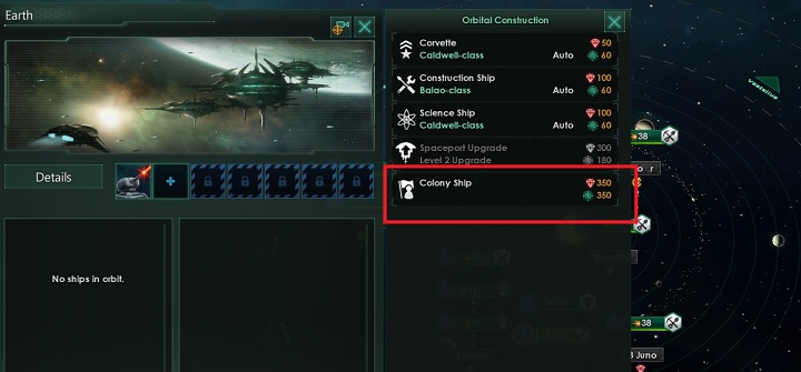 Note that the list of available units has been expanded by an additional unit - colony ship - Seizing of systems and colonization of planets in Stellaris - A good start in Stellaris - Stellaris Guide