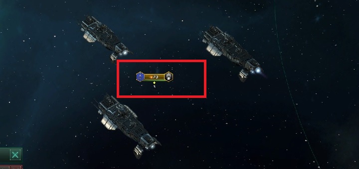 No matter the size of the unit, you will always see the above panel above it - General information about fleet in Stellaris - Fleet - Stellaris Guide
