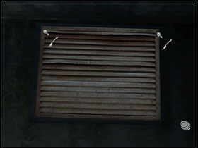 Place the plastic can under the vent #1, climb onto it and use the fork to get rid of two screws holding the grille #2 - Chapter VII - Paloma - Walkthrough - Still Life 2 - Game Guide and Walkthrough