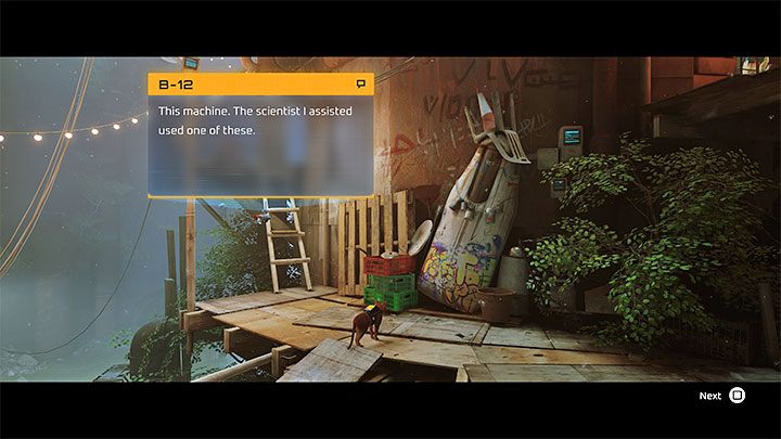 Menu location: row 1, item 3 - Stray: Antvillage - All Memories - Memories B-12 - Stray Guide, Walkthrough
