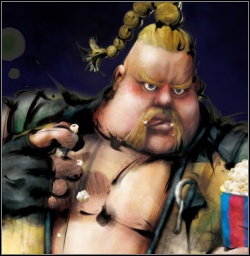 Rufus behaves like Yun and Yang from SF 3 - Characters - Rufus - Characters - Street Fighter IV - Game Guide and Walkthrough