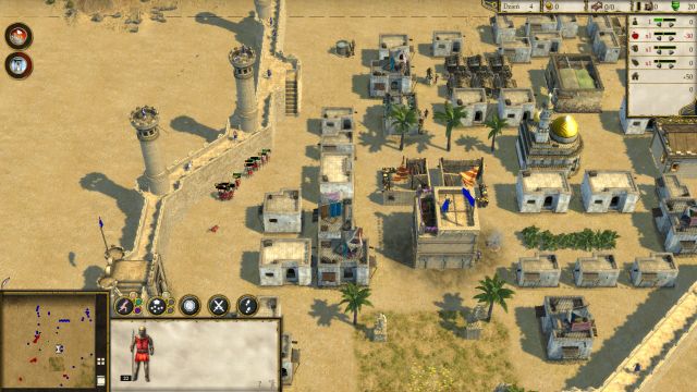 Clear the walls with your Conscripts and Man-at-arms, and send your Swordsmen towards the enemy Lord. - First Blood - Learning Campaign - Lionheart - Stronghold: Crusader II - Game Guide and Walkthrough