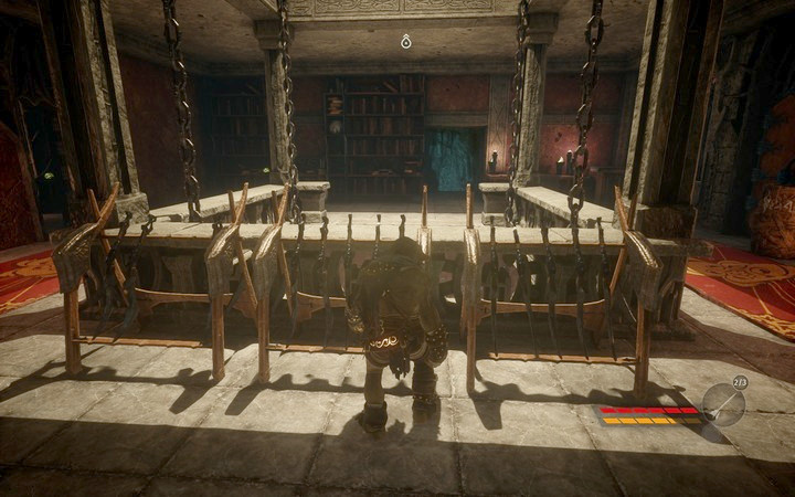 Once you are in the main building in front of the door to the refinery, you can go lower, to the second level (there is only one guard there) - Bonus objective - the dagger | Mission 4 - That Which is Hidden - Mission 4 - That Which is Hidden - Styx: Shards of Darkness Game Guide