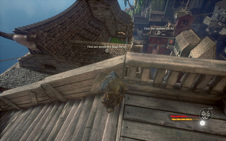 Note - You still can change your destination and start preparing the boat - Boarding the Airship | Mission 5 - Caught in the Trap - Mission 5 - Caught in the Trap - Styx: Shards of Darkness Game Guide