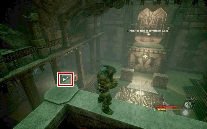 Press three plates down below to open the gate - The Labyrinth | Mission 6 - Smell of Freedom - Mission 6 - Smell of Freedom - Styx: Shards of Darkness Game Guide