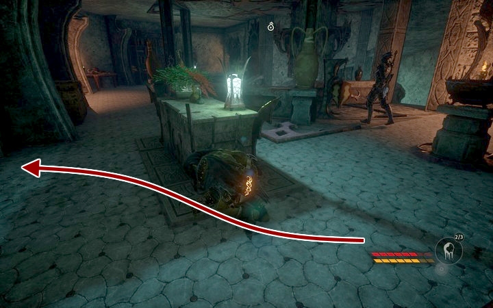 Walk over onto the stairs avoiding the guards - Reach The Dome and steal the key | Mission 7 - Manipulation - Mission 7 - Manipulation - Styx: Shards of Darkness Game Guide