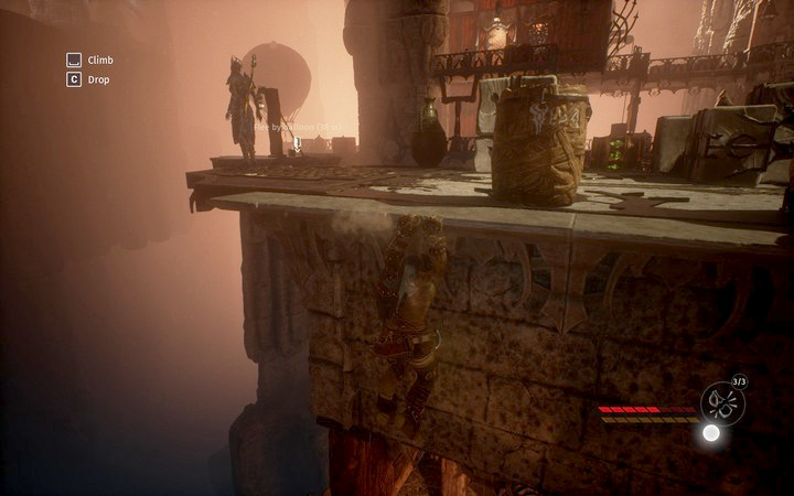 Over the rope, make it over to the balloon, but watch out for the guards - this area is well-lit - Nobility Quarters | Mission 7 - Manipulation - Mission 7 - Manipulation - Styx: Shards of Darkness Game Guide