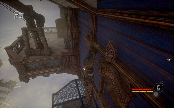 Getting back to the main objective: you have to get to the stern of the second ship (the middle one) - Diplomatic problems | Mission 1 - Revelations - Mission 1 - Revelations - Styx: Shards of Darkness Game Guide