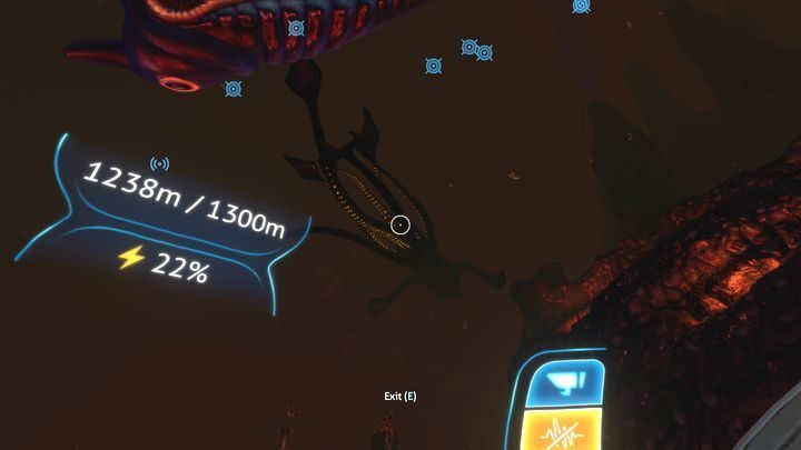 The Sea Dragon Leviathan on patrol. - Subnautica: Inactive Lava Zone - biome guide - Biomes - Subnautica Game Guide