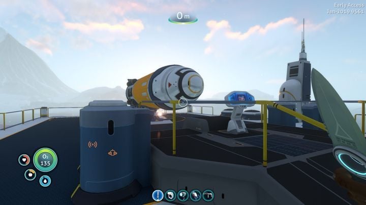 Rocket platform. - Subnautica Below Zero: Delta Island and Thermal Spires - biome guide - Biomes - Subnautica Game Guide