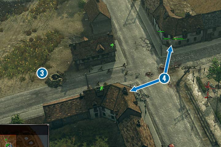 Capturing the city wont be a challenge if you bring additional forces into buildings in the city and you defeat the defenders. - Mission 1 - Operation Overlord | Allied | Campaign - Allied - Sudden Strike 4 Game Guide