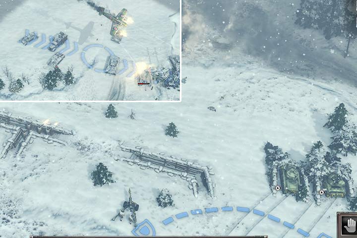 Sandbags, camouflage, infantry in trenches or hidden in bushes, mines, air support... all those small upgrades and support can decide the outcome of the battle if you use them well. - Mission 5 - Battle of the Bulge | Allied | Campaign - Allied - Sudden Strike 4 Game Guide