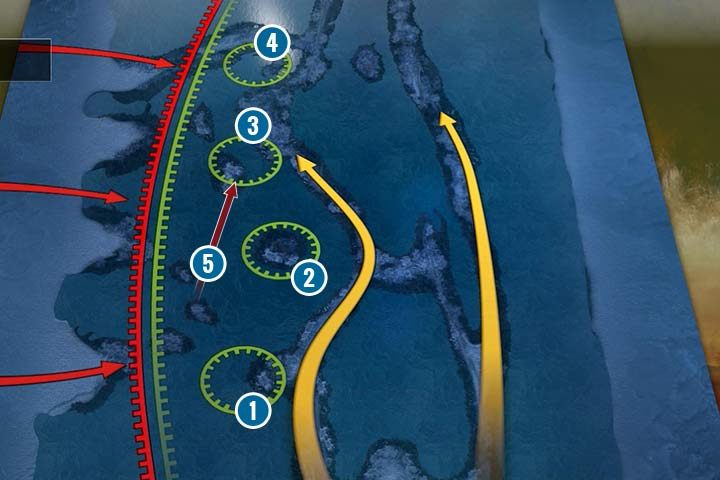 Most defense positions will be set in small nests - the enemy will approach from the frozen river - Mission 1 - Siege of Leningrad | Soviet | Campaign - Soviet - Sudden Strike 4 Game Guide