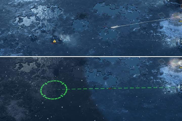 Anti-armor vehicles are a big threat to your tanks and trucks. However, you just need to break the ice in their vicinity to get rid of them permanently. Even infantry can do it with a frag grenade. - Mission 1 - Siege of Leningrad | Soviet | Campaign - Soviet - Sudden Strike 4 Game Guide