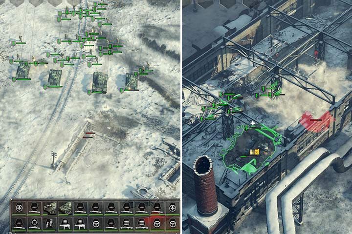 Attack the trenches with a large group, so that your opponent will not be able to inflict great damage on your soldiers. After the attack on a small warehouse in the middle of this part of the map, the enemy will send a heavy bomber. Evacuate your soldiers immediately! - Mission 3 - Battle of Stalingrad | Soviet | Campaign - Soviet - Sudden Strike 4 Game Guide