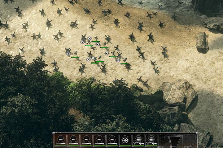 Your soldiers can use various types of terrain to sneak up to the enemy unnoticed, set an ambush, or retreat. - Infantry | Unit types - Unit types - Sudden Strike 4 Game Guide