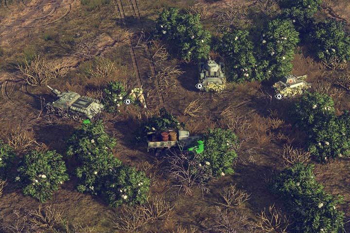 Extended camouflage provides masking for greater variety of troops. Tanks, cannons and infantry can now hide in high vegetation. However, other types of vehicles cannot use this upgrade. - Support doctrine - Doctrines - a description of commanders and their skills - Sudden Strike 4 Game Guide
