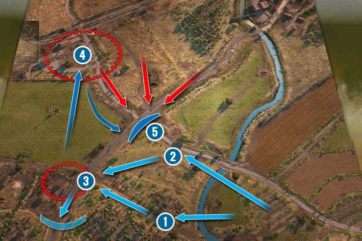 You will start the mission with a large squad but the vehicles will soon run out of fuel - Battle of France | German| Campaign - German - Sudden Strike 4 Game Guide