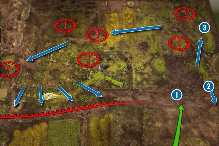 You will begin the mission by conducting aerial recon in all the locations marked on your map - Mission 3 - Operation Barbarossa | German| Campaign - German - Sudden Strike 4 Game Guide
