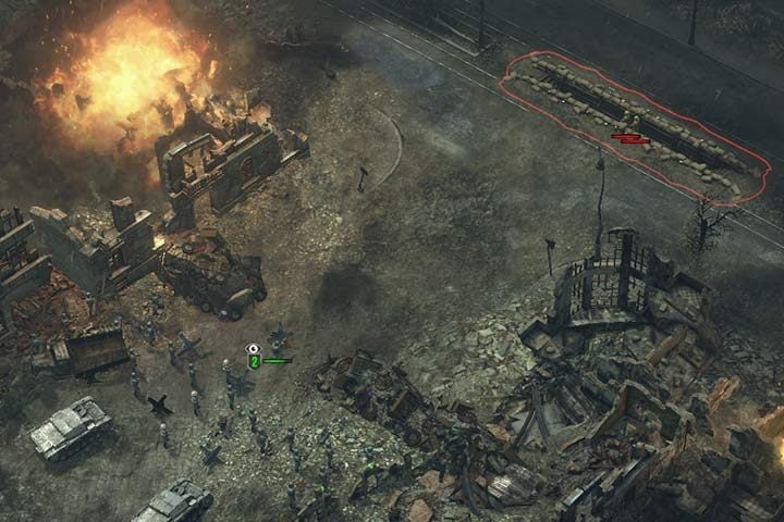 Czech hedgehogs will block vehicles but your soldiers can pass without any problems. Use your artillery and infantry to take over trenches and anti-tank guns. - Mission 4 - Battle of Stalingrad | German| Campaign - German - Sudden Strike 4 Game Guide