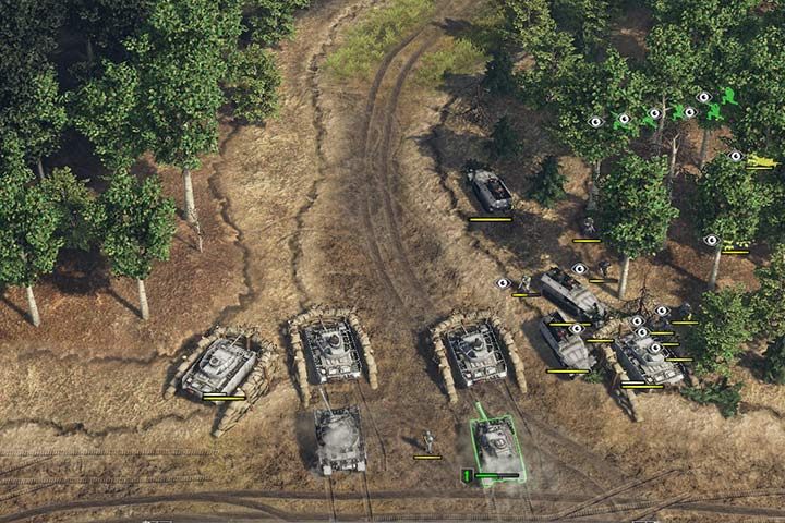 If you leave some of your forces in the forest, it will be easier to support your ally later on. - Battle of Kursk | German| Campaign - German - Sudden Strike 4 Game Guide