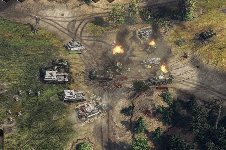 Use the reinforcements to destroy a hostile division that will attack the left flank. You will get to most powerful German tanks that will crush your enemy. Use them to strengthen your position in the village. - Battle of Kursk | German| Campaign - German - Sudden Strike 4 Game Guide