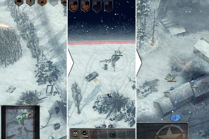 Get rid of tank destroyers, and take over the heavy artillery gun. Now use it to eliminate enemy troops located in the town. - Mission 7 - Battle of the Bulge | German| Campaign - German - Sudden Strike 4 Game Guide