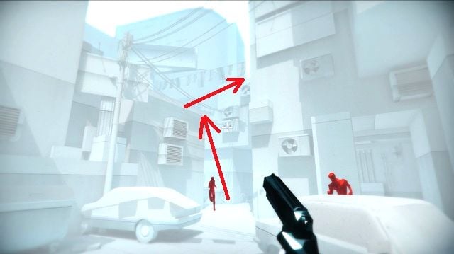 Use dumpsters to reach the roof where youll get to the edge of the map. - Computer terminals - Secrets - SUPERHOT - Game Guide and Walkthrough