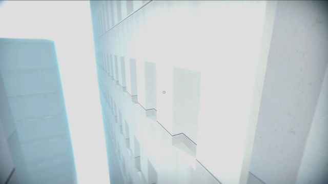 Jump into the building, which isnt really there. - Computer terminals - Secrets - SUPERHOT - Game Guide and Walkthrough