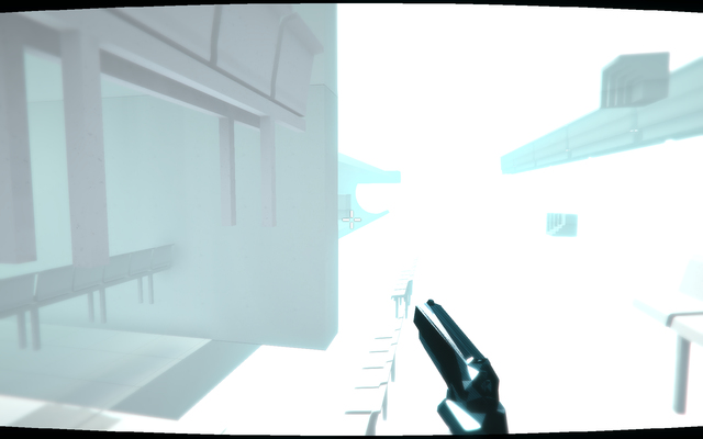 Use the benches to get over the wall - Computer terminals - Secrets - SUPERHOT - Game Guide and Walkthrough