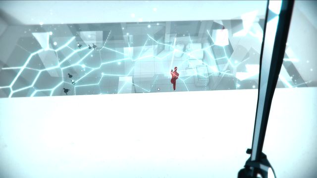 Quickly jump back from the broken glass. - Computer terminals - Secrets - SUPERHOT - Game Guide and Walkthrough